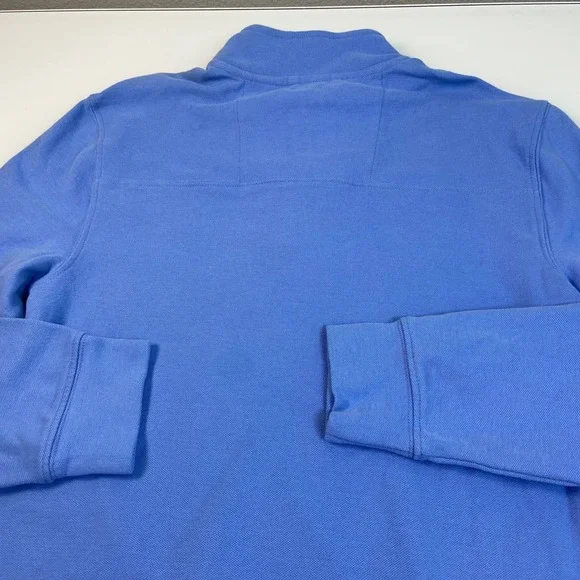 Tommy Bahama Boys Size XL 14 Blue Cotton 1/4 Zip Pullover Sweatshirt NWOT - Picture 7 of 7